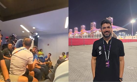 Coletiva com jogador marroquino tem confusão envolvendo repórter da Globo