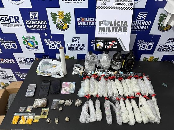 Laboratório de drogas sintéticas é encontrado por PM e quadrilha é presa