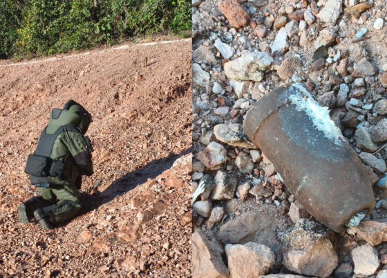 artefato explosivo em Cáceres