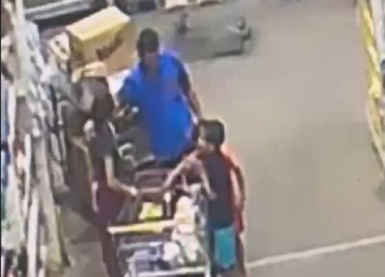 Homem de 56 anos é preso após assediar mulher com filhos em mercado de Cuiabá