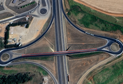 Viaduto na BR-163 em Rondonópolis
