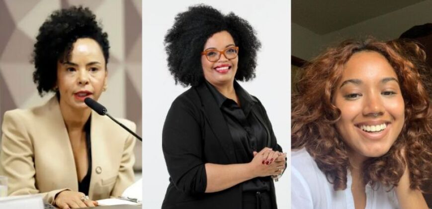 Zara Figueiredo, Basília Rodrigues e Ester Cauany