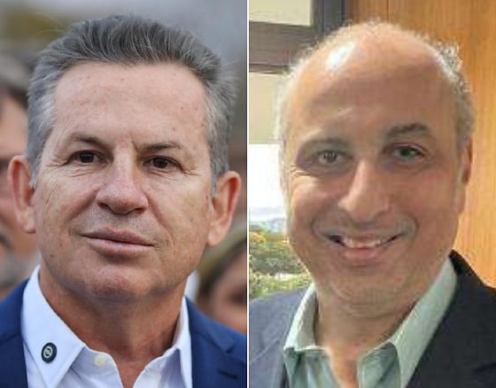 O ex-governador Mauro Mendes (UB) e Popó Pinheiro.