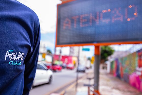 Águas Cuiabá em obras