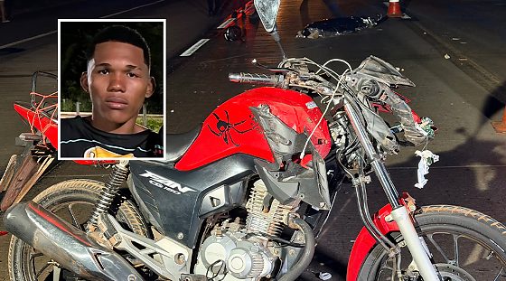 Gabriel B. Bispo_Jovem de 19 anos morre apos atropelar boi na BR 364