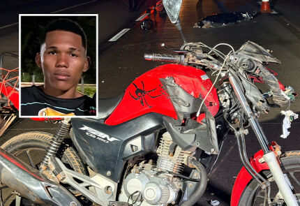 Gabriel B. Bispo_Jovem de 19 anos morre apos atropelar boi na BR 364