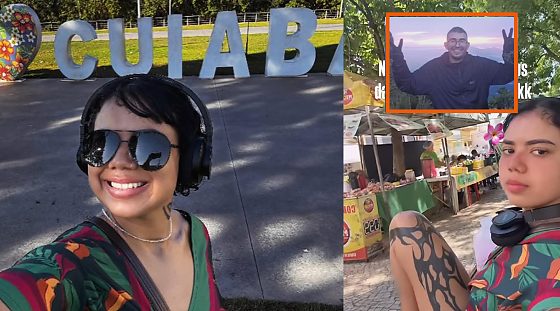 Thayane Smith aparece turistando em Cuiabá