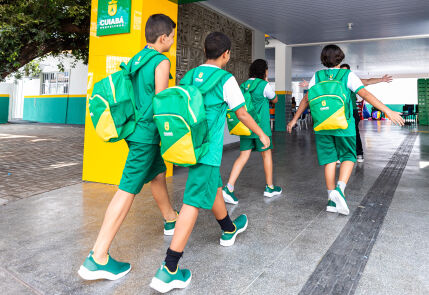 Estudantes da rede municipal Cuiabá