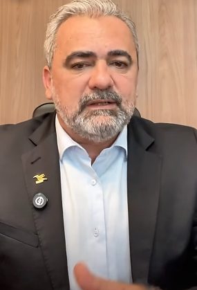 O presidente licenciado Creci-MT, Claudecir Conttreira (MDB).