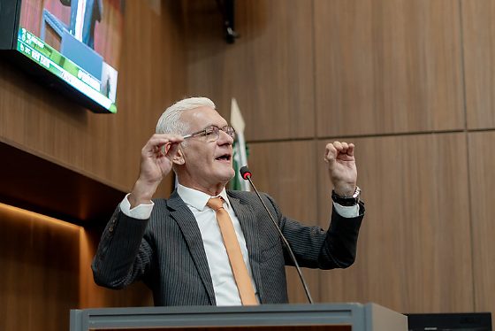 O vereador por Cuiabá, Professor Mário Nadaf (PV).
