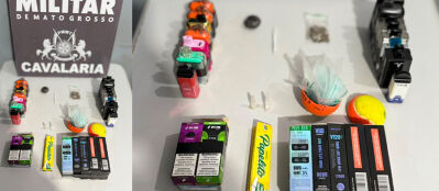Homem preso por tráfico de drogas em mutum 