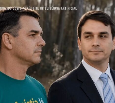Vídeo Flávio Bolsonaro com IA