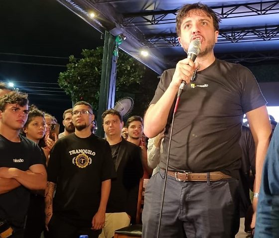O pré-candidato à Presidência da República Renan Santos (Missão).