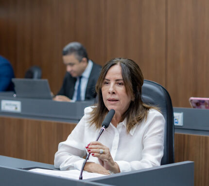 A vereadora por Cuiabá, Maria Avallone (PSDB). 
