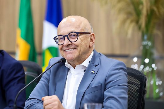 O governador Otaviano Pivetta (Republicanos).