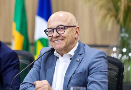 O governador Otaviano Pivetta (Republicanos). 