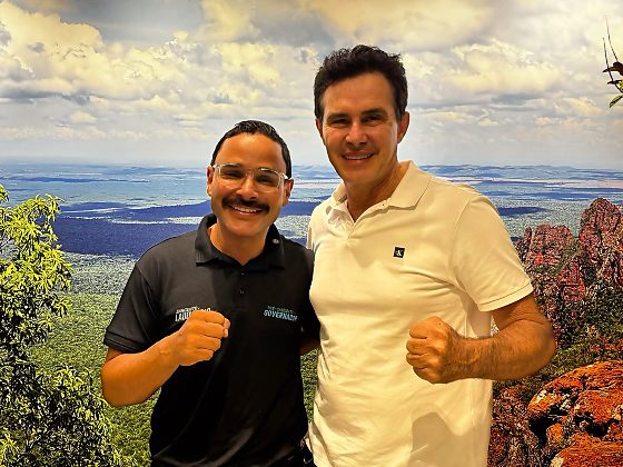 Sargento Laudicério e Gilberto Possamai