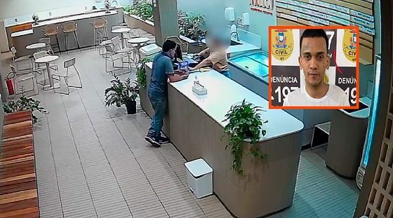 Jovem suspeito de assaltar sorveteria em shopping de Cuiabá é preso