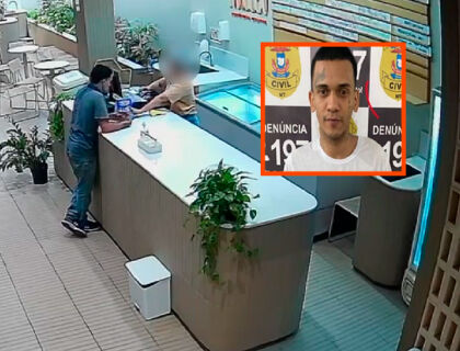 Jovem suspeito de assaltar sorveteria em shopping de Cuiabá é preso