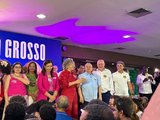 Pedro Taques na convenção do PT