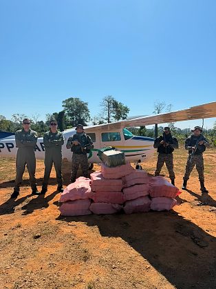 apreensão de 500 kg de maconha em Colniza