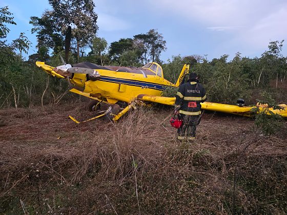 queda de avião agrícola em Tangará da Serra