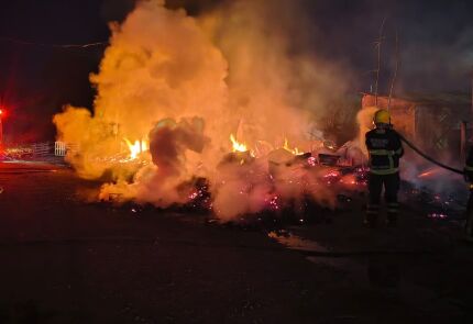 incêndio em carro no Pedra 90 