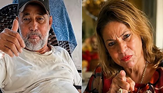 Moacir Curvo, o "Moa", e Márcia Campos.