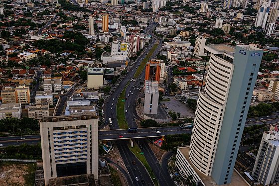 Vista panorâmica de Cuiabá.
