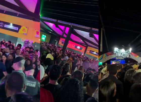 Caos e confusão no festival de Inverno em Chapada 