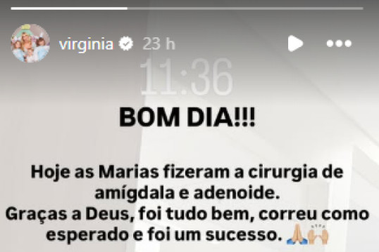 comunicado - Marias filhas de Virginia Fonseca