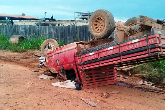 Jovem de 24 anos morre ao capotar caminhonete em Aripuanã