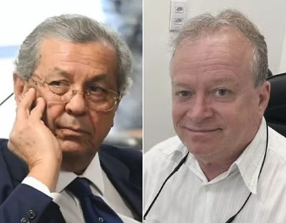 O senador Jayme Campos (UB) e o médico Alencar Farina (PL).