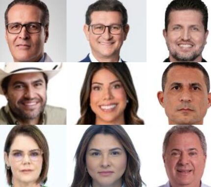 Dr. Giovani Mendes, Rodrigo Zaeli, Rafael Ranalli, Thiago Boava, Luiza Böer, Coronel Assis, Coronel Fernanda, Gislaine Yamashita e Gilberto Mello - da esquerda à direita.