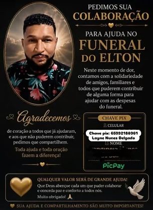 funeral Elton Valcleiy Nunes Delgado