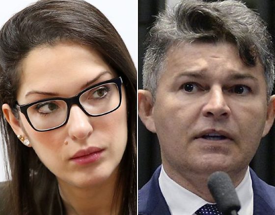 A deputada estadual Janaina Riva (MDB) e o deputado federal José Medeiros (União Brasil).