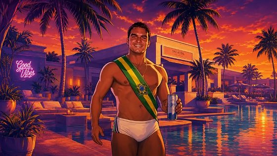 Vídeo feito com Inteligência Artificial postado por Flávio Bolsonaro