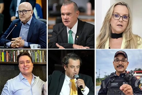 Otaviano Pivetta (Republicanos), Wellington Fagundes (PL), Natasha Slhessarenko (PSD), Maurício Coelho (Mobiliza), Rafael Millas (Missão) e sargento Laudicério Machado (Agir).