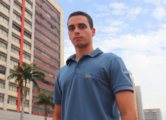 O jovem CEO da Cofan, Brener Padilha.