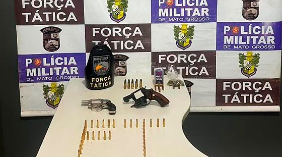 Dono de bar preso com arma e munição em rondonopolis