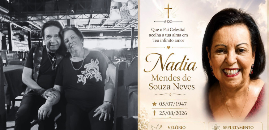 FALECIMENTO NADIA NEVES