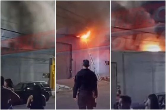 Casa de lambadão na região do CPA pega fogo e perde metade da estrutura