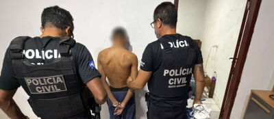 Jovem de 18 anos é preso por tentar matar homem a tiros na porta de casa