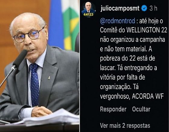 Júlio Campos, campanha WF