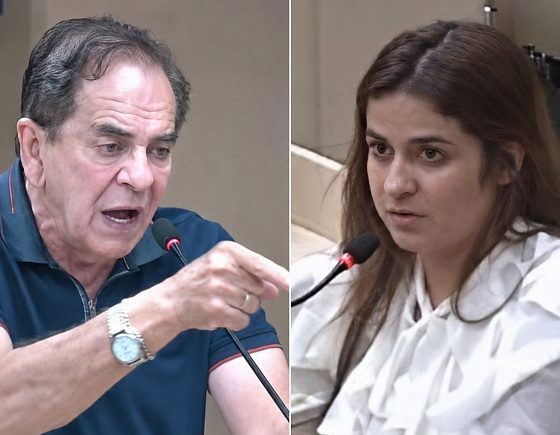 Os vereadores de Barra do Garças, Bianca Freitas (MDB) e Dr. Paulo Raye (UB).