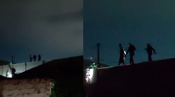 Jovem invade comércio, foge e é preso apos se esconder em telhado
