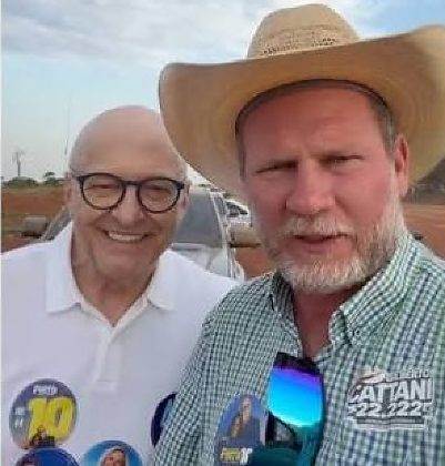 Otaviano Pivetta e prefeito de Tapaborã