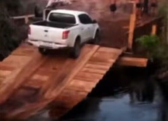 Indígenas cobram prefeito de Tangará da Serra após ponte reformada despencar 