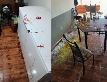 Homem preso após agredir esposa na frente da filha em confresa 