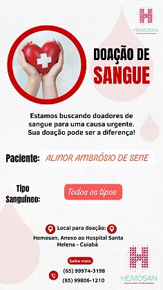 CAMPANHA DOAÇÃO DE SANGUE
